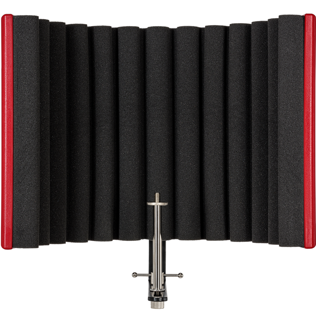 sE Electronics RF-X-RED Reflection Filter for vocals, standard foam, Red-Easy Music Center