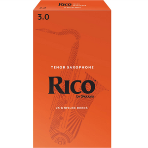 Rico by D'Addario Tenor Sax Reeds, Strength 3, 25-pack-Easy Music Center
