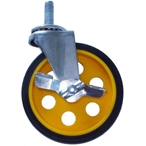 Rock N Roller RCSTR5-SINGLE 5" G-force caster w/ brake (for R8, R10) - Single Replacement Wheel-Easy Music Center