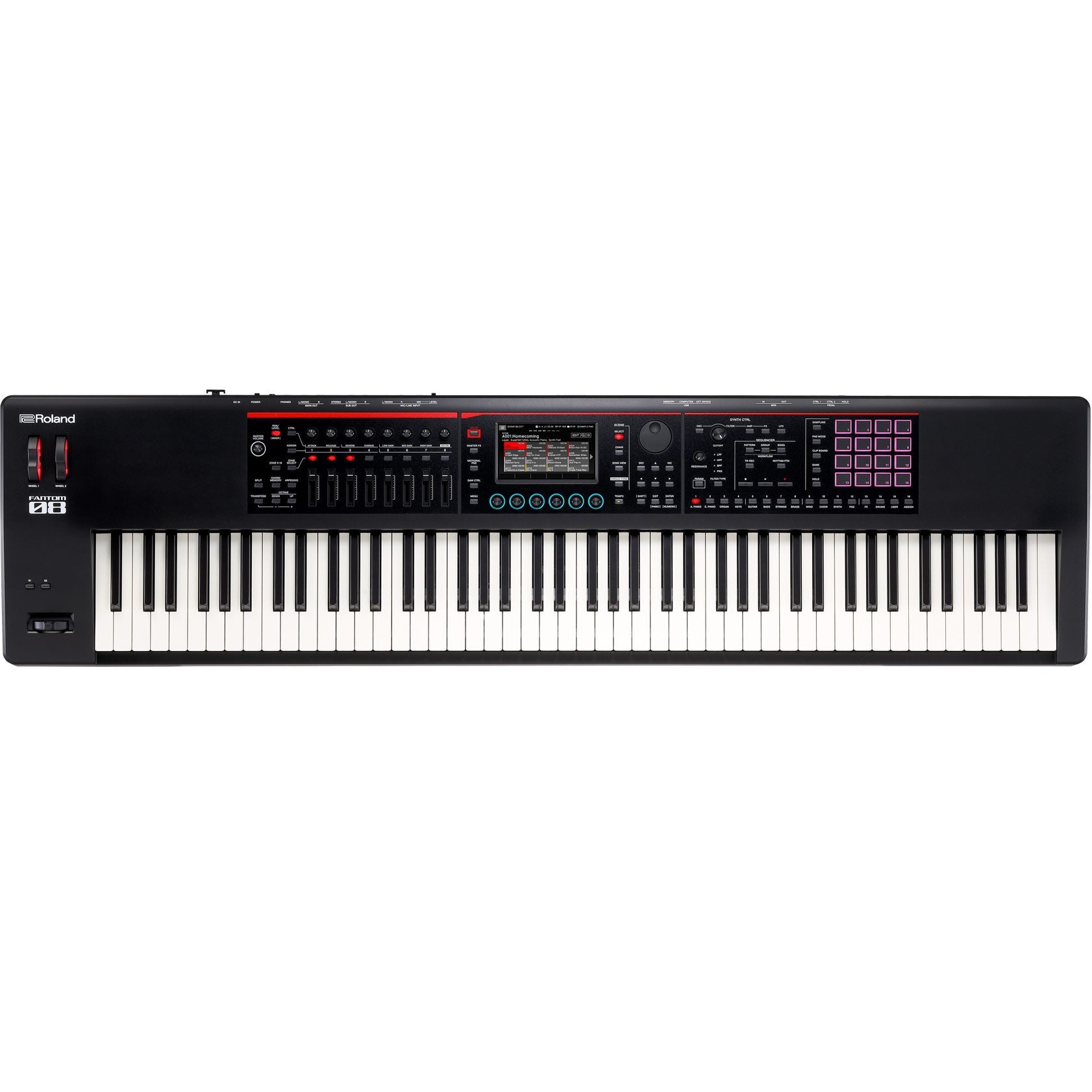 Roland FANTOM-08 88-Key Workstation Keyboard – Easy Music Center