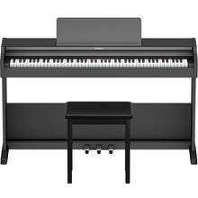 Load image into Gallery viewer, Roland RP-107-BK 88-Key Digital Piano w/ Stand, Bench, and 3-pedals, Black-Easy Music Center
