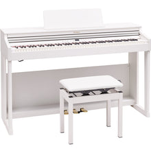 Load image into Gallery viewer, Roland RP701-WH 88-Key Digital Piano w/ Bench, White-Easy Music Center
