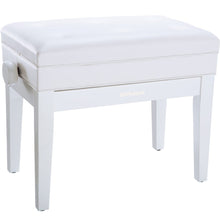 Load image into Gallery viewer, Roland RPB-400WH-US White Satin Vinyl Piano Bench-Easy Music Center
