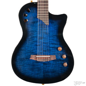 Cordoba STAGE-BLUEBURST LTD Blue Burst Fully Hollow Thin Body Classical Guitar w/ Electroncis-Easy Music Center