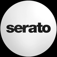 Load image into Gallery viewer, Serato OSA-SM-WHT-BR 12&#39;&#39; Serato ‘Butter Rug’ Slipmat - White Mat, on Black Logo - Pair-Easy Music Center
