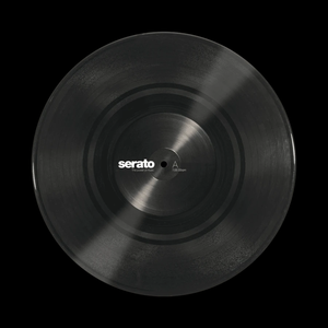 Serato SCV-PS-BLK-10 10" Serato Control Vinyl, Black, Pair-Easy Music Center