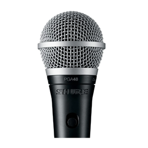 Shure PGA48-QTR Cardioid Dynamic Vocal Microphone with QTR Cable-Easy Music Center