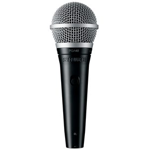 Shure PGA48-QTR Cardioid Dynamic Vocal Microphone with QTR Cable-Easy Music Center