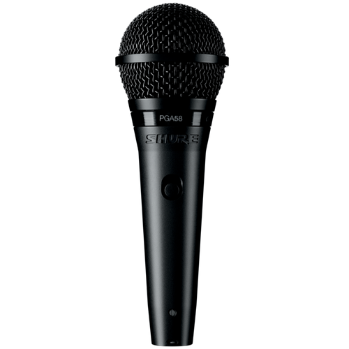 Shure PGA58-XLR Cardioid Dynamic Vocal Microphone with XLR Cable-Easy Music Center