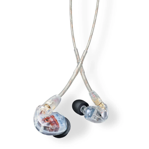 Shure SE535-CL In-Ear Monitoring Triple High Driver, Clear-Easy Music Center