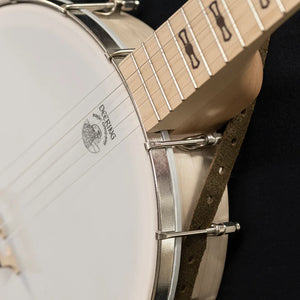 Deering Banjo's BNJSTRAP-LEA-SC Banjo Soft Leather Cradle Strap - Sueded Caramel-Easy Music Center