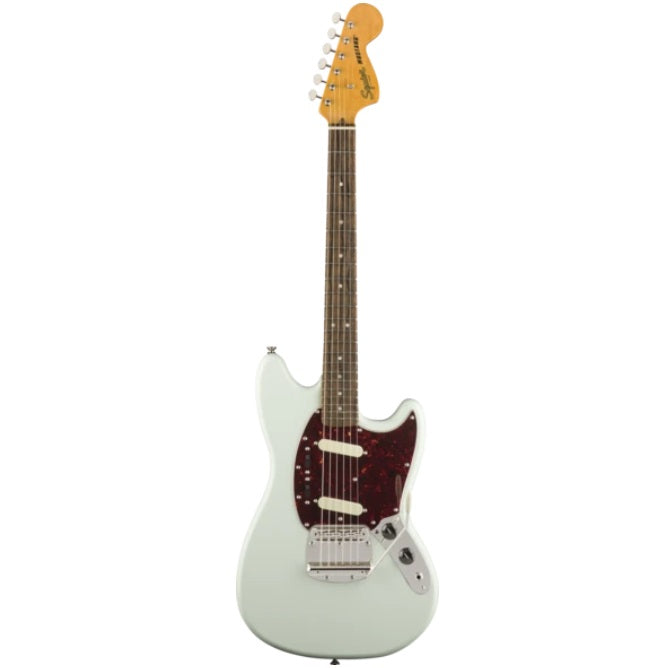 Squier 037-4080-572 Classic Vibe 60s Mustang Electric Guitar, LRL SNB-Easy Music Center