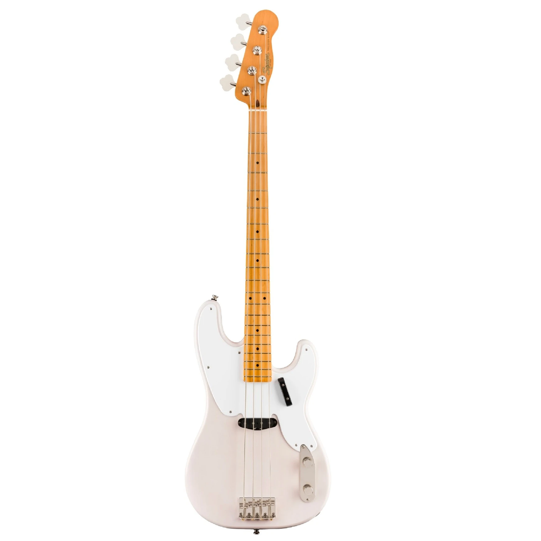 Squier 037-4500-501 Classic Vibe '50s PBass Guitar White Blonde-Easy Music Center