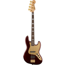 Load image into Gallery viewer, Squier 037-9440-515 40th Ann J-Bass, Gold Edition, Laurel FB, Ruby Red Metallic-Easy Music Center
