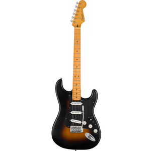 Squier 037-9511-503 40th Ann Strat, Vintage Edition, Maple FB, Satin Wide 2-Color Sunburst-Easy Music Center