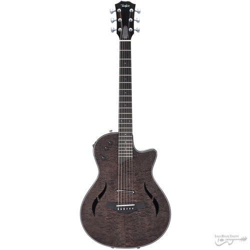 Taylor T5Z-LTD-SHARK 2022 Limited Edition Thinline Acoustic-Electric Guitar, Qulited Maple Top, Shark Grey, Electronics (#1206232002)-Easy Music Center