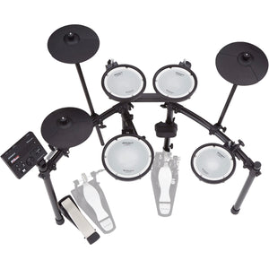 Roland TD-07DMK Electronic Double Mesh Kit V-Drums Set w/ TD-07 Module-Easy Music Center