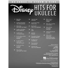 Load image into Gallery viewer, Hal Leonard HL00151250 Disney Hits For Ukulele-Easy Music Center
