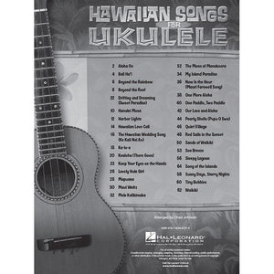 Hal Leonard HL00696065 Hawaiian Songs for Ukulele-Easy Music Center