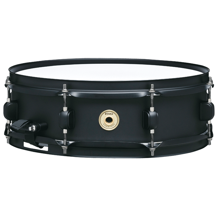 Tama BST134BK 4x13 Snare Drum, Metalworks Steel, Black/Black-Easy Music Center