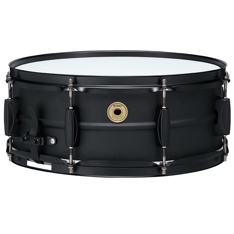 Tama BST1455BK 5.5x14 Snare Drum, Metalworks Steel, Black/Black Tama BST1455BK 5.5x14 Snare Drum, Metalworks Steel, Black/Black