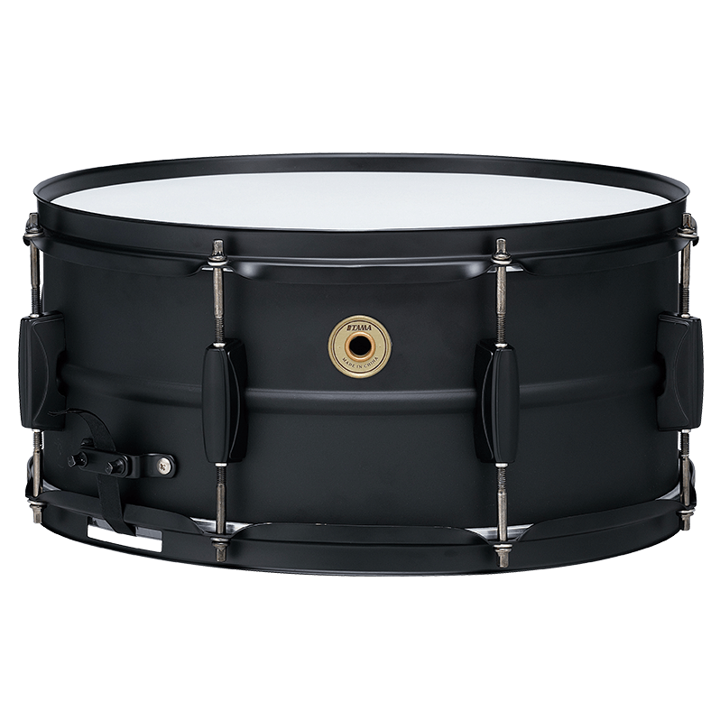 Tama BST1465BK 6.5x14 Steel Snare Drum, Metalworks - Black/Black