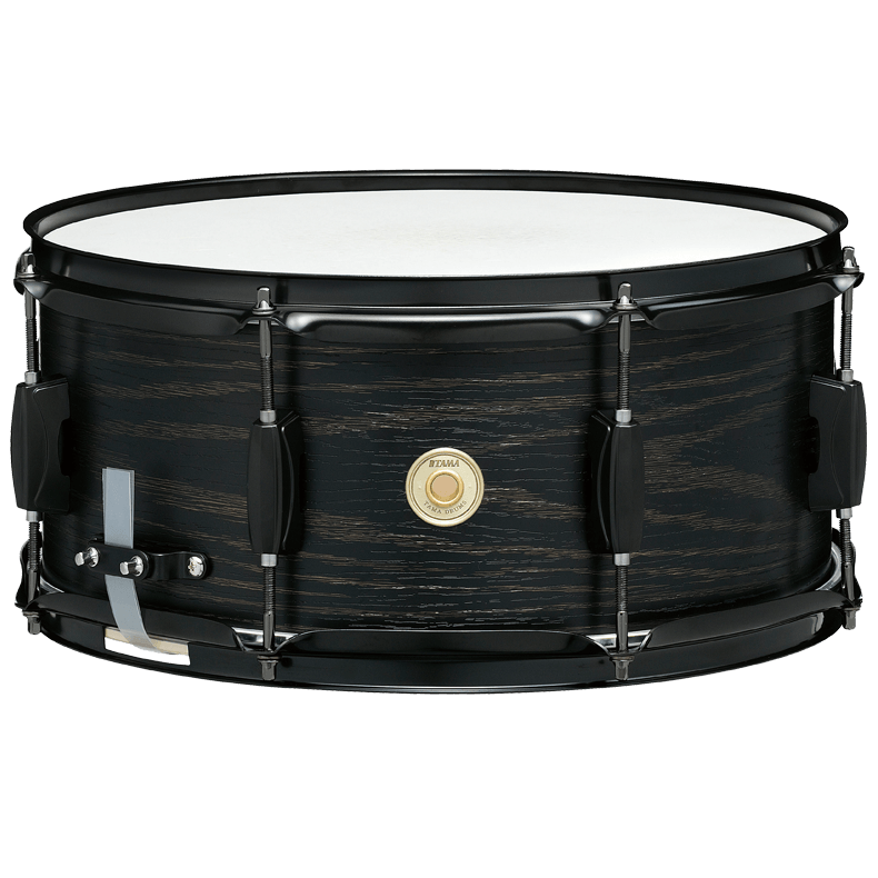 Tama WP1465BK 6.5x14 Snare Drum, Woodoworks Poplar, Black/Black-Easy Music Center