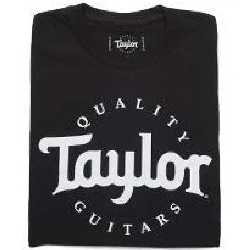Taylor 15851 Basic Black Logo T-Shirt - M-Easy Music Center