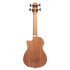 KALA UBASS-SCOUT-FL U-Bass Acoustic-Electric, Mahogany, Fretless-Easy Music Center