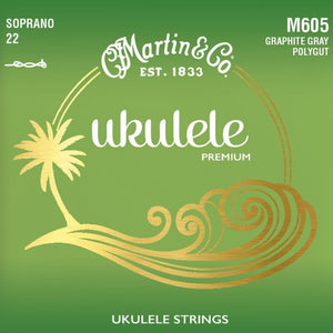 Martin M605 Soprano Ukulele Polygut Strings-Easy Music Center