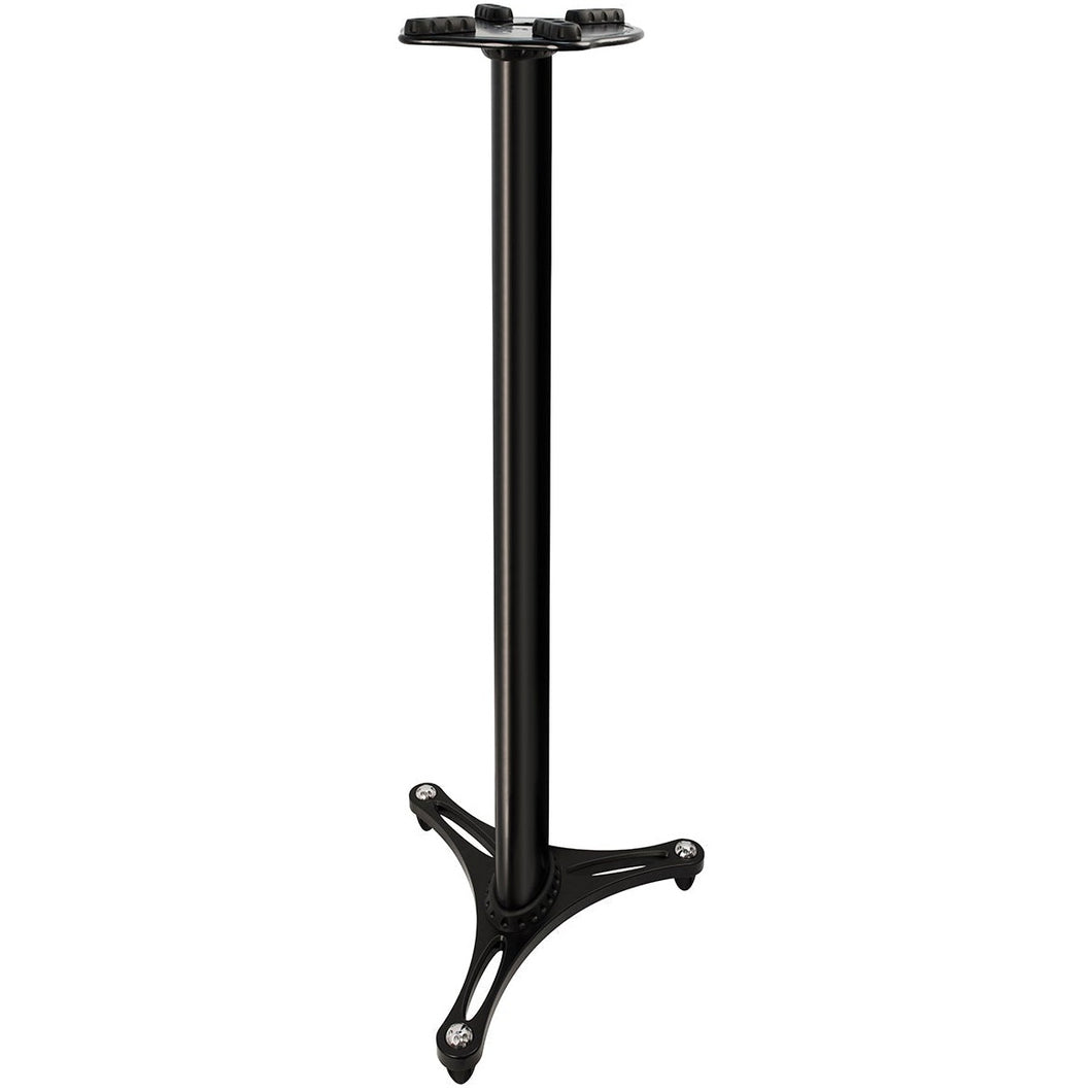 Ultimate Support MS-90/45B Pro Column Studio Monitor Stands w/ Cable Channels, Pair, Black-Easy Music Center
