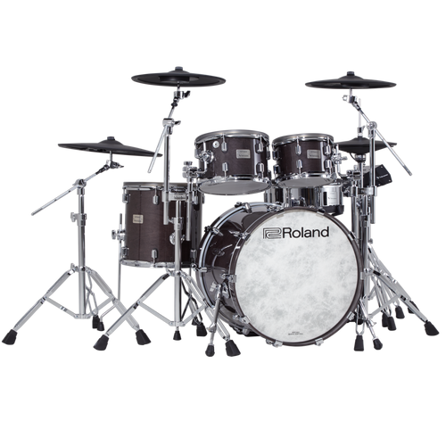 Roland VAD706-GE Flagship V-Drums Acoustic Design Kit with TD-50X, Gloss Ebony-Easy Music Center
