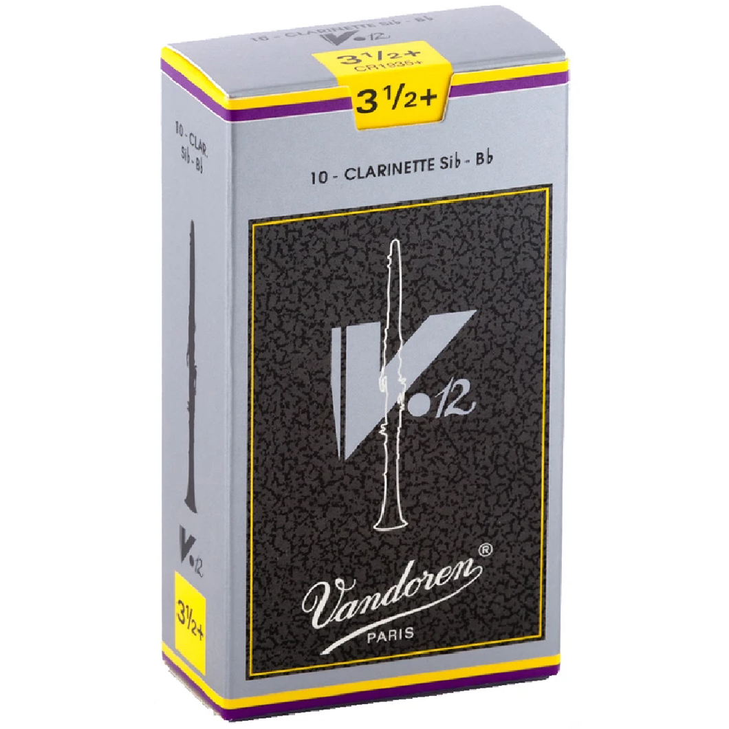 Vandoren CR1935+ 3.5+; Bb Clarinet Reeds; Vandoren V-12; 10 per box-Easy Music Center