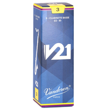 Load image into Gallery viewer, Vandoren CR823 V21 Bb Bass Clarinet Reeds - Strength 3 (Box of 5)-Easy Music Center
