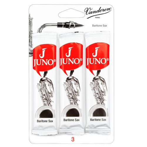 Vandoren JSR813/3 Juno Bari Sax Reeds - Strength 3 (3-Pack)-Easy Music Center