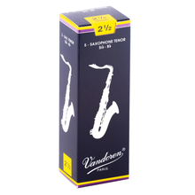 Load image into Gallery viewer, Vandoren SR2225 Traditional Tenor Sax Reeds - Strength 2.5 (Box of 5)-Easy Music Center
