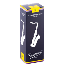 Load image into Gallery viewer, Vandoren SR222 Traditional Tenor Sax Reeds - Strength 2 (Box of 5)-Easy Music Center
