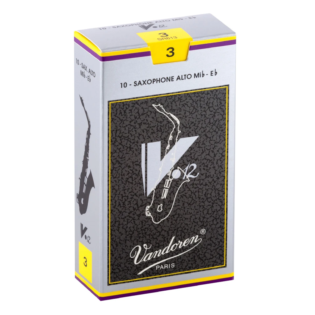 Vandoren SR613 V-12 Alto Sax Reeds - Strength 3 (Box of 10)-Easy Music Center