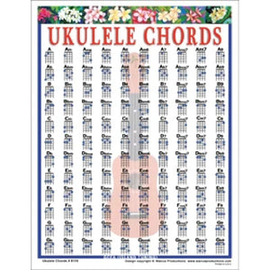 Walrus 8116 Ukulele Chord Chart-Easy Music Center