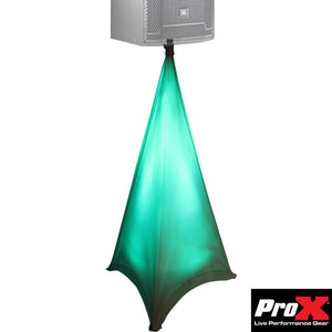 ProX X-SP3SC-W 3 Side White Tripod Scrim, Incl Bag-Easy Music Center