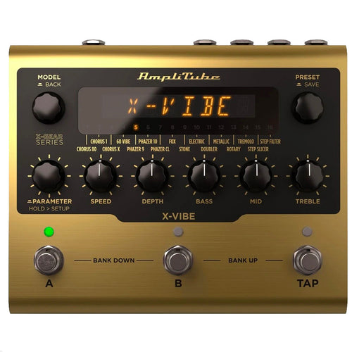IK MULTIMEDIA XG-PEDAL-XVIBE X-Vibe Modulation Pedal-Easy Music Center