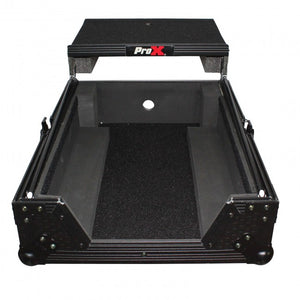 ProX XS-M12LTBL Universal 10" - 12" Mixer Case 15" deep with Sliding Shelf-Easy Music Center
