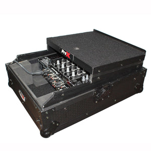 ProX XS-M12LTBL Universal 10" - 12" Mixer Case 15" deep with Sliding Shelf-Easy Music Center