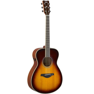 Yamaha FG-TA-BS FG Transacoustic Acoustic-Electric Guitar, Brown Sunburst-Easy Music Center