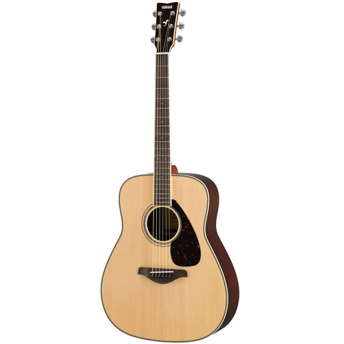 Yamaha FG830 Solid Spruce Top Acoustic Guitar Rosewood - Natural-Easy Music Center