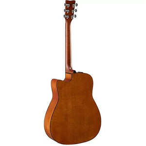 Yamaha FGX800C Solid Spruce Top Cutaway Acoustic Electric Guitar - Natural-Easy Music Center