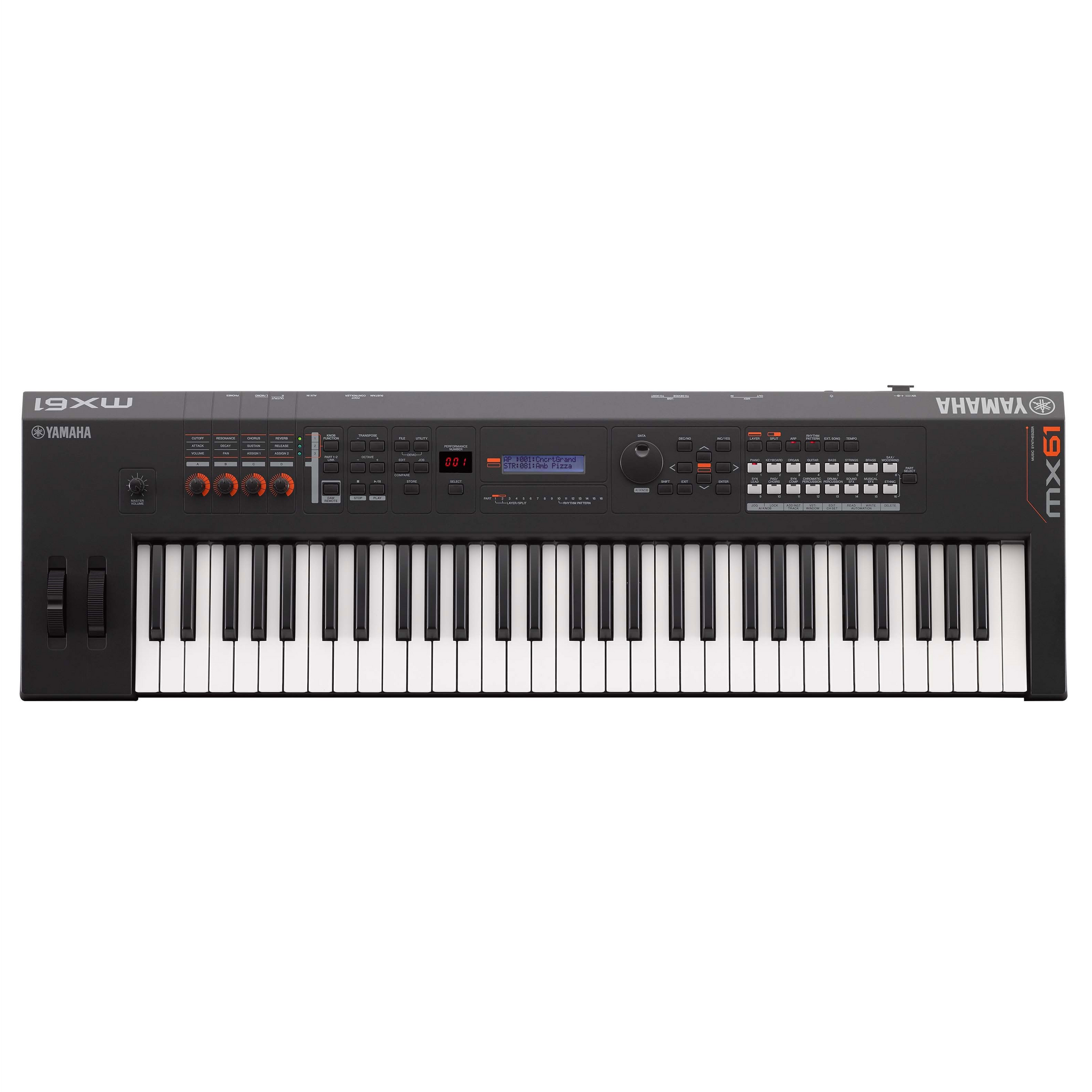 Yamaha MX61BK 61-Key Synthesizer, Black – Easy Music Center