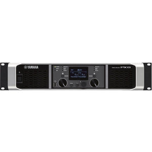Yamaha PX8 Dual-channel Power Amp 1050 watts x 2 @ 4 Ohm, Class-D, Built in DSP, 2RU-Easy Music Center