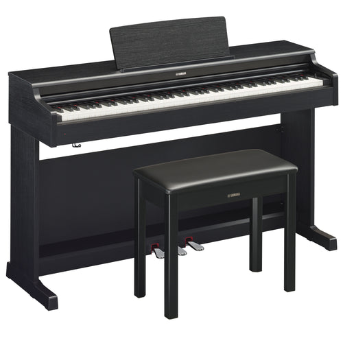 Yamaha YDP164B Arius Series Digital Piano with Bench, Black-Easy Music Center