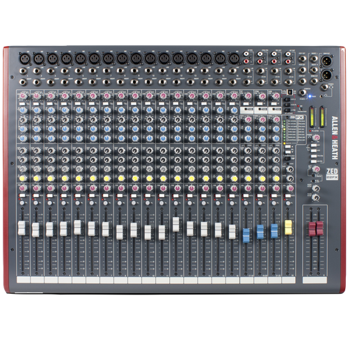 Allen & Heath ZED-22FX 22 into 2 Mixer with built in EFX and USB I/O-Easy Music Center